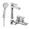 Mexen Axel R40 sada vanových baterií, chrom - 73813R40-00