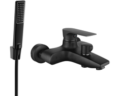 Mexen Axel R72 vanová baterie s sprchovou sadou, černá - 7383R72-70