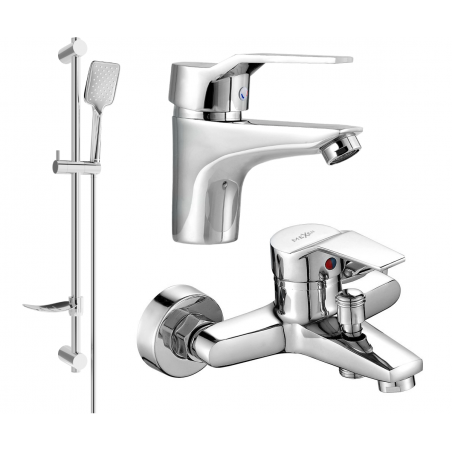 Mexen Caro DF72 vanová sada, chrom - 746603DF72-00