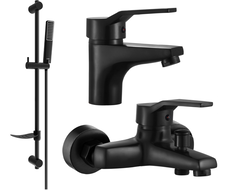Mexen Caro DF72 koupelnová sada, černá - 746603DF72-70