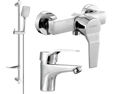 Mexen Caro DF62 sprchový set, chrom - 746604DF62-00