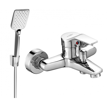 Mexen Caro R62 vanová baterie se sprchovou sadou, chrom - 74663R62-00