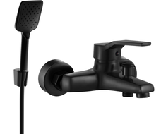 Mexen Caro R62 vanová baterie se sprchovým setem, černá - 74663R62-70