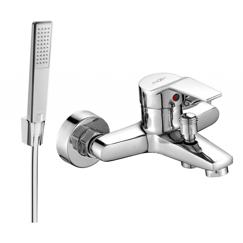 Mexen Caro R72 koupelnová baterie se sprchovou soupravou, chrom - 74663R72-00