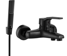 Mexen Caro R72 vanová baterie se sprchovým setem, černá - 74663R72-70