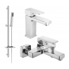 Mexen Cetus DQ77 koupelnový set, chrom - 744303DQ77-00