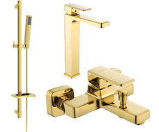 Mexen Cetus DQ77 vanová sada, zlatá - 744313DQ77-50