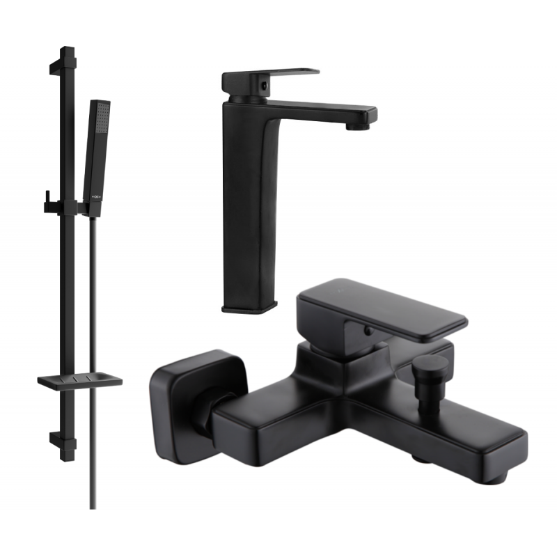 Mexen Cetus DQ77 vanový set, černý - 744313DQ77-70