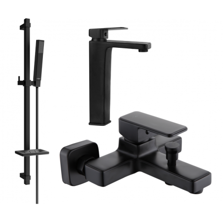 Mexen Cetus DQ77 vanový set, černý - 744313DQ77-70