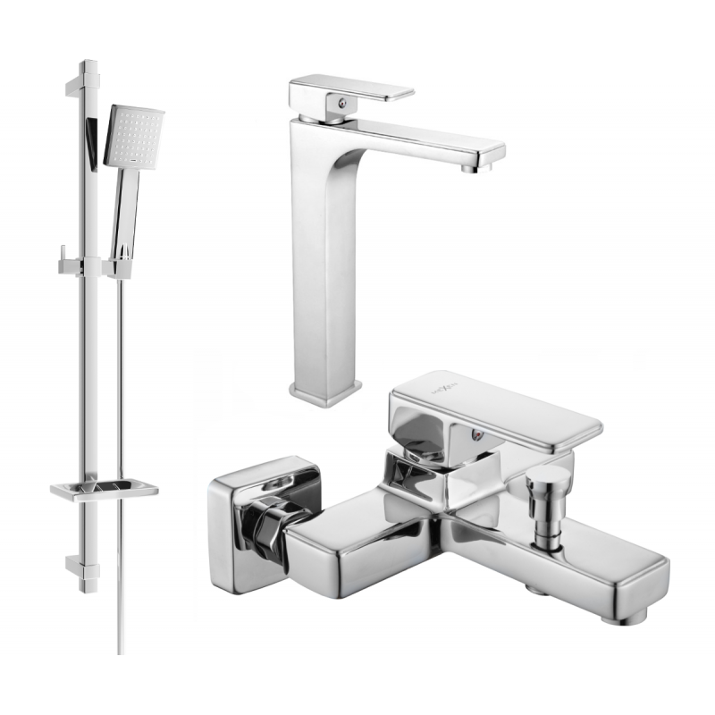 Mexen Cetus DQ45 vanová souprava, chrom - 744313DQ45-00