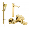 Mexen Cetus DQ45 koupelnová sada, zlatá - 744313DQ45-50