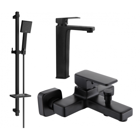 Mexen Cetus DQ45 vanová baterie set, černý - 744313DQ45-70