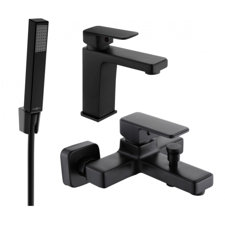 Mexen Cetus R77 koupelnová sada, černá - 744303R77-70