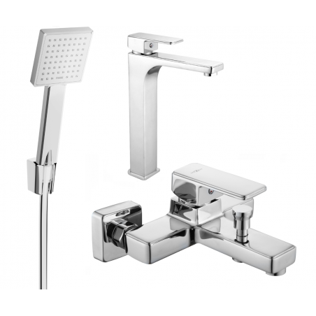 Mexen Cetus R45 koupelnový set, chrom - 744313R45-00