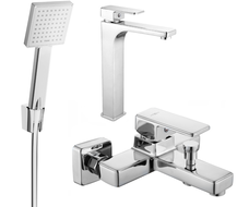 Mexen Cetus R45 koupelnový set, chrom - 744313R45-00