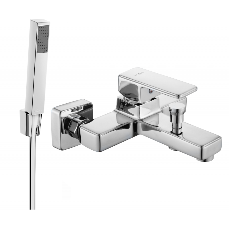 Mexen Cetus R77 vanová baterie s sprchovou sadou, chrom - 74433R77-00
