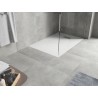 Mexen Hugo obdélníkový sprchový kout SMC 80 x 70 cm, bílý, krytka inox - 42107080-X