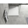 Mexen Hugo obdélníkový sprchový kout SMC 100 x 70 cm, bílý, kryt Inox - 42107010-X