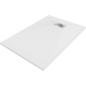 Mexen Hugo obdélníková sprchová vanička SMC 120 x 70 cm, bílá, krytka inox - 42107012-X