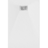 Mexen Hugo obdélníková sprchová vanička SMC 130 x 70 cm, bílá, kryt inox - 42107013-X