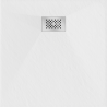 Mexen Hugo čtvercový sprchový kout SMC 80 x 80 cm, bílý, krytka inox - 42108080-X