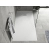 Mexen Hugo obdélníkový sprchový kout SMC 170 x 80 cm, bílý, kryt inox - 42108017-X