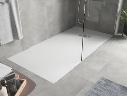 Mexen Hugo obdélníkový sprchový kout SMC 180 x 80 cm, bílý, kryt inox - 42108018-X