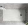 Mexen Hugo obdélníkový sprchový kout SMC 180 x 80 cm, bílý, krytka inox - 42108018-X