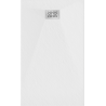 Mexen Hugo obdélníková sprchová vanička SMC 140 x 90 cm, bílá, kryt inox - 42109014-X