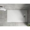 Mexen Hugo obdélníkový sprchový kout SMC 160 x 90 cm, bílý, kryt inox - 42109016-X