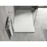 Mexen Hugo obdélníkový sprchový kout SMC 160 x 90 cm, bílý, kryt inox - 42109016-X