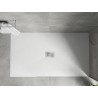 Mexen Hugo obdélníkový sprchový kout SMC 160 x 100 cm, bílý, kryt inox - 42101016-X