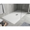 Mexen Hugo obdélníkový sprchový kout SMC 180 x 100 cm, bílý, krytka inox - 42101018-X