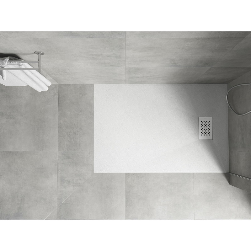 Mexen Hugo obdélníkový sprchový kout SMC 120 x 70 cm, bílý, bílá krytka - 42107012-W