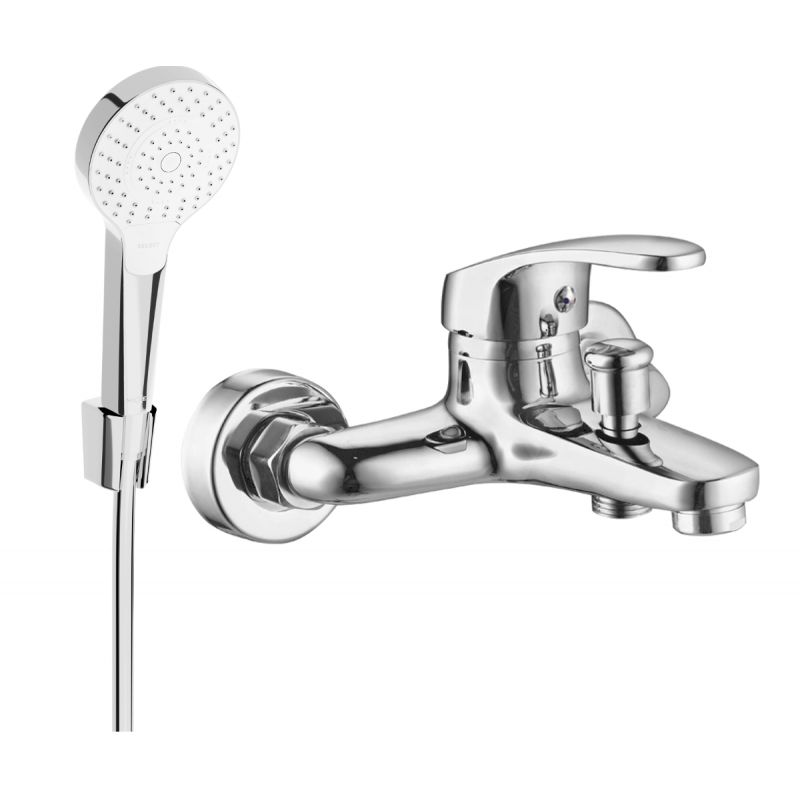 Mexen Erica R72 koupelnová baterie s sprchovou sadou, chrom - 74643R72-00