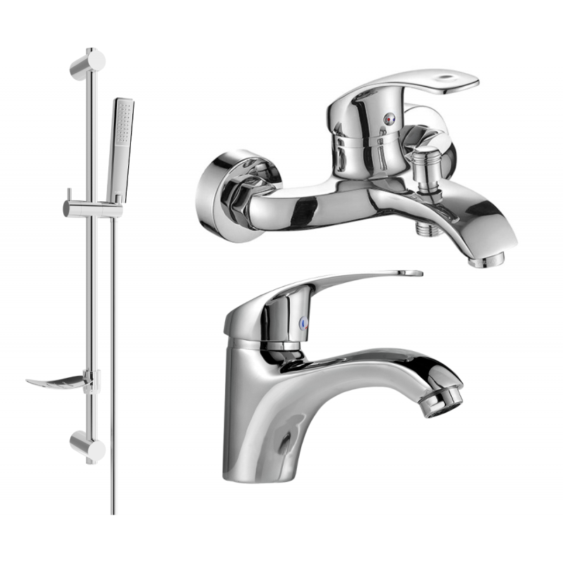 Mexen Fabia DF72 koupelnová sada, chrom - 746503DF72-00