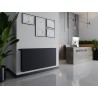 Mexen CVHF20 Hygiene Flat deskový radiátor 400 x 900 mm, spodní připojení, 647 W, antracit - W620HF-040-090-66