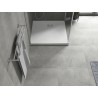 Mexen Hugo čtvercový sprchový kout SMC 80 x 80 cm, bílý, krytka inox - 42108080-X
