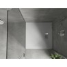 Mexen Hugo čtvercová sprchová vanička SMC 90 x 90 cm, bílá, kryt inox - 42109090-X