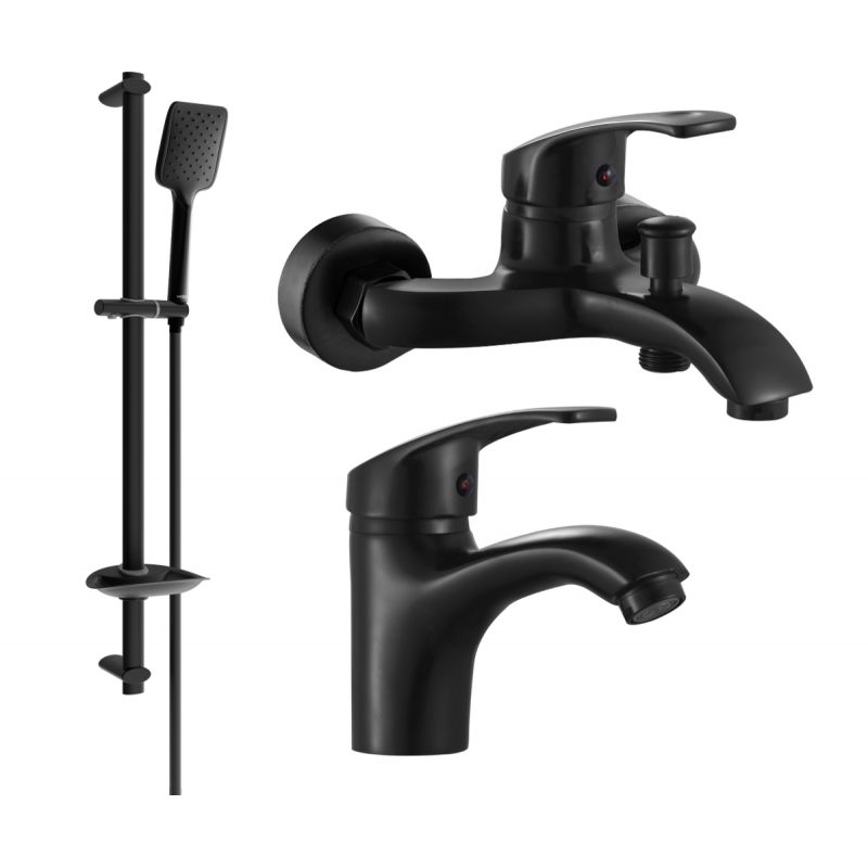 Mexen Fabia DB62 vanová sada, černá - 746503DB62-70