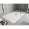 Mexen Hugo obdélníkový sprchový kout SMC 150 x 100 cm, bílý, krytka inox - 42101015-X