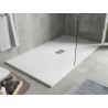 Mexen Hugo obdélníkový sprchový kout SMC 170 x 100 cm, bílý, kryt inox - 42101017-X