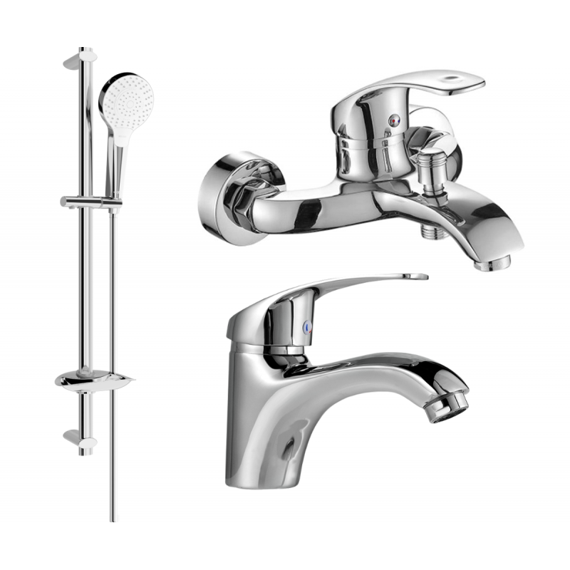 Mexen Fabia DB05 koupelnová sada, chrom - 746503DB05-00