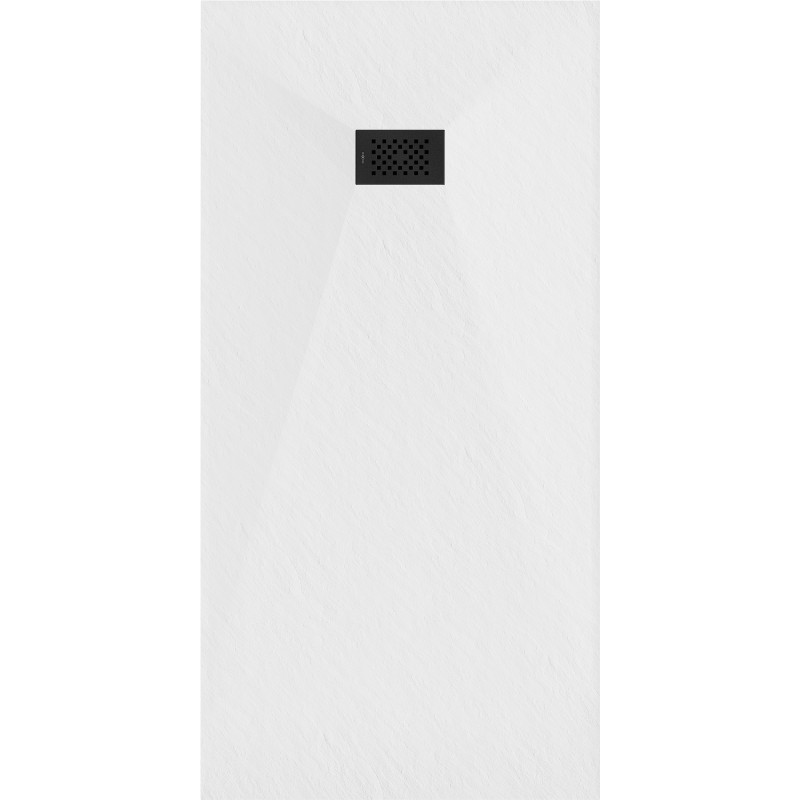 Mexen Hugo obdélníkový sprchový kout SMC 180 x 80 cm, bílý, černý kryt - 42108018-B