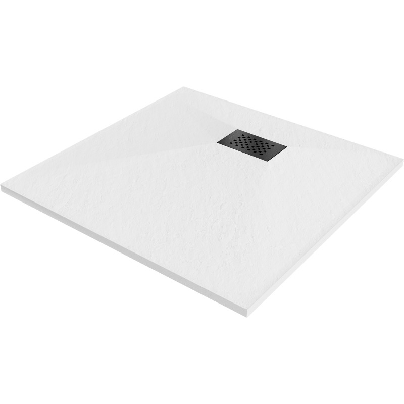 Mexen Hugo čtvercový sprchový kout SMC 90 x 90 cm, bílý, černý kryt - 42109090-B
