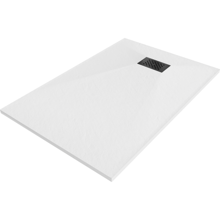 Mexen Hugo obdélníkový sprchový kout SMC 130 x 90 cm, bílý, černý kryt - 42109013-B