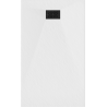 Mexen Hugo rektangulární sprchová vanička SMC 160 x 90 cm, bílá, černý kryt - 42109016-B
