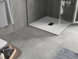 Mexen Hugo čtvercový sprchový kout SMC 100 x 100 cm, bílý, kryt černý - 42101010-B