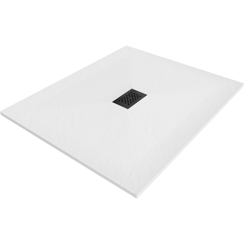 Mexen Hugo čtvercový sprchový kout SMC 110 x 100 cm, bílý, černá maskovací - 42101011-B