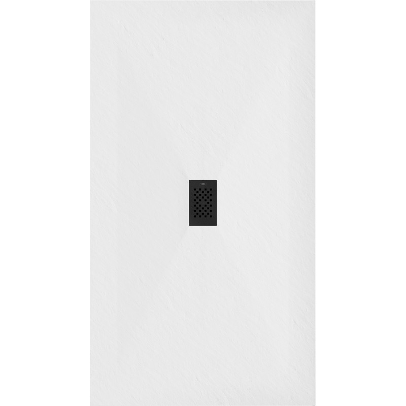 Mexen Hugo obdélníková sprchová vanička SMC 180 x 100 cm, bílá, černý kryt - 42101018-B